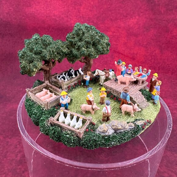 LIBERTY FALLS Other - VINTAGE LIBERTY FALLS "LIVESTOCK JUDGING" MINIATURE FIGURE COLLECTION AH203 2000